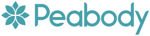 Peabody logo. Property CGI client of RE FRSH