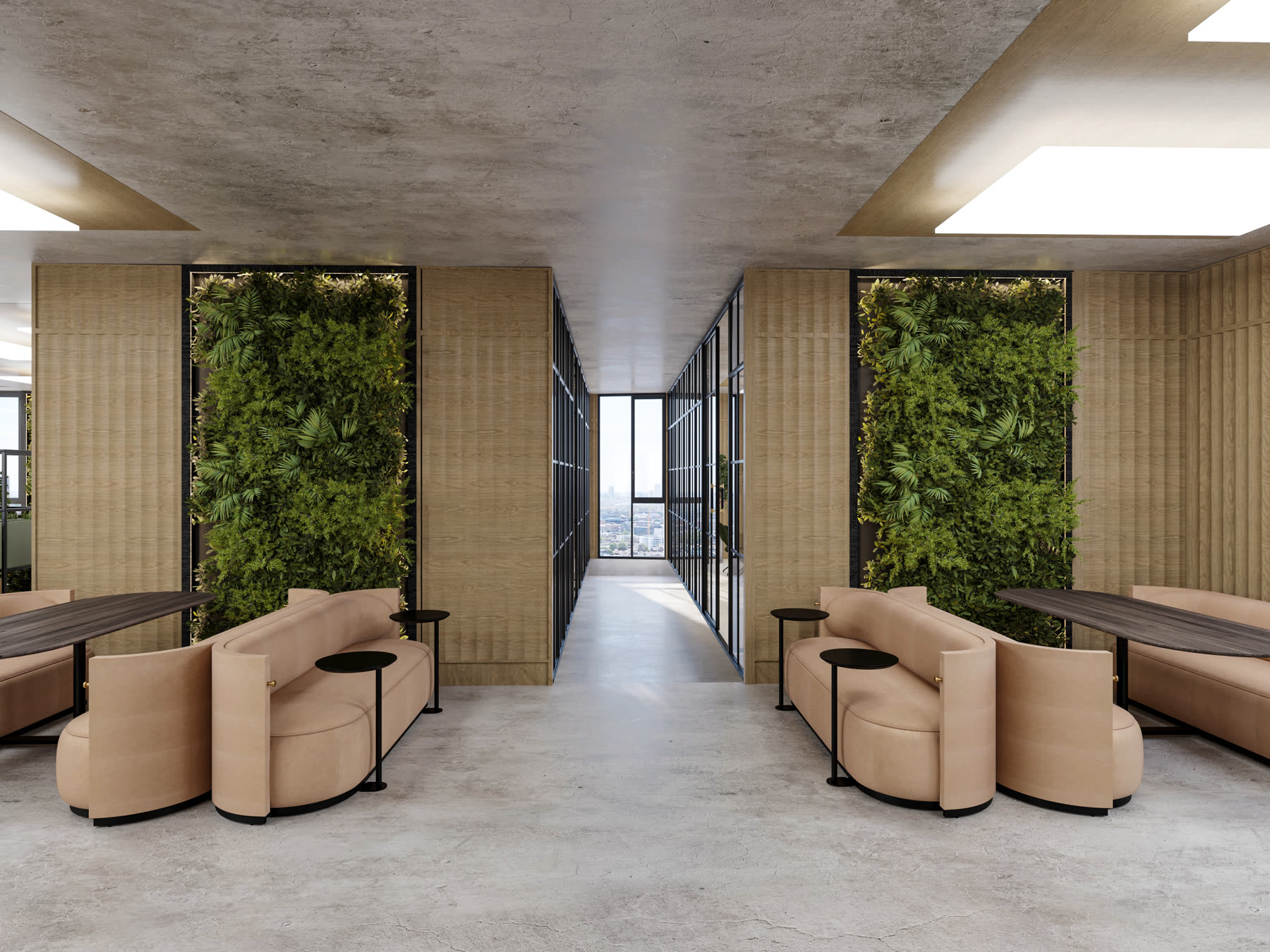 Edge Shoreditch office CGI, third angle