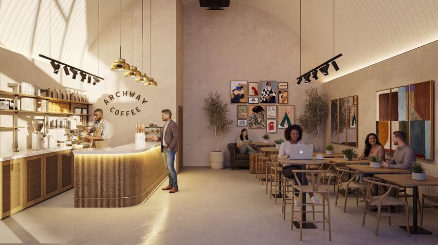 Archway Coffee shop interior