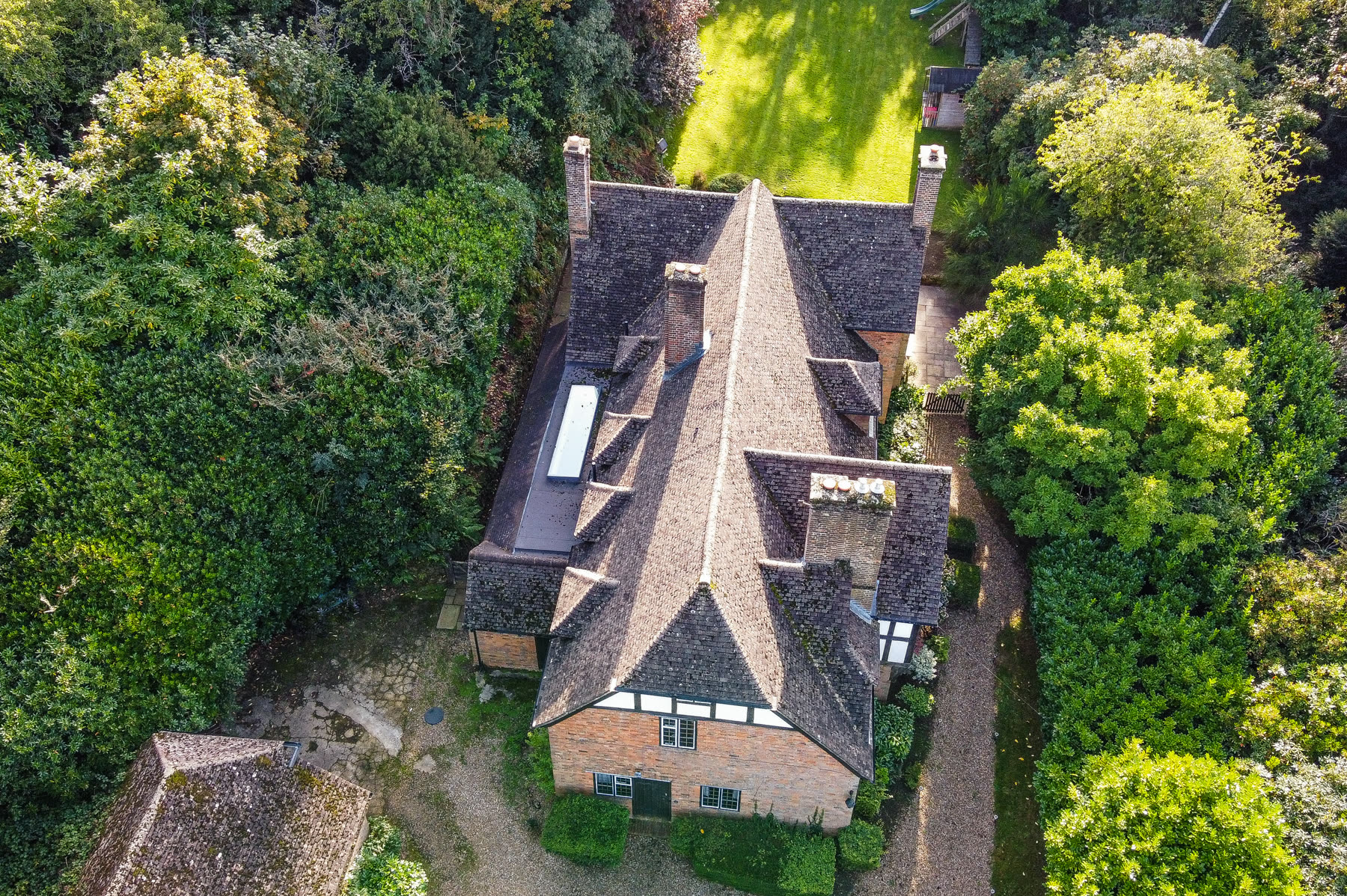 Micabers, drone aerial view