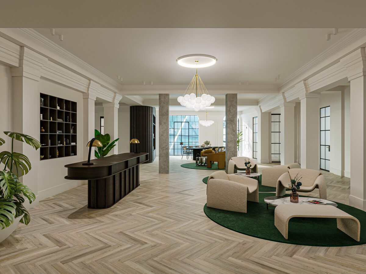 Reception interior CGI