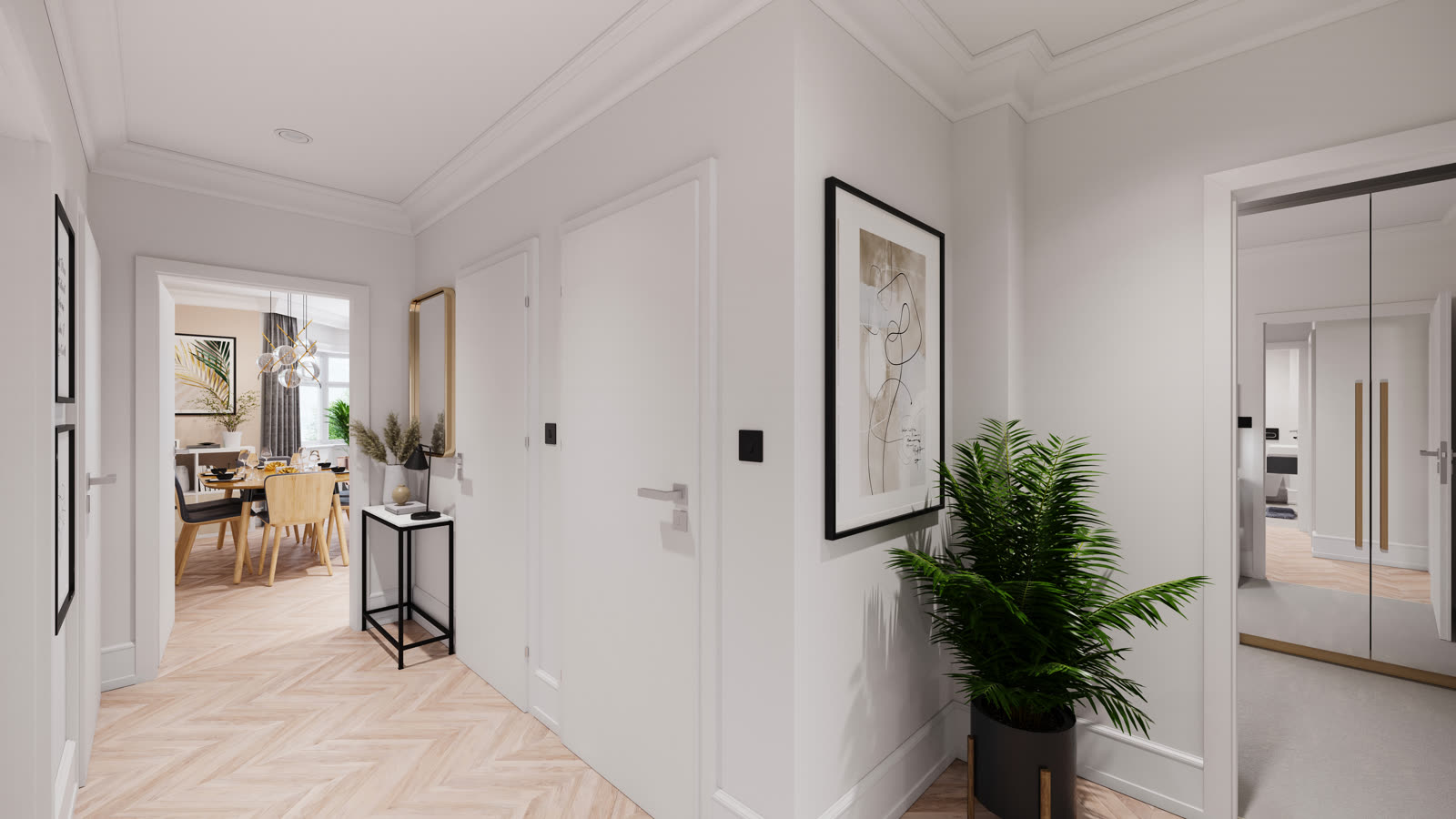 Dukes Avenue, hallway CGI
